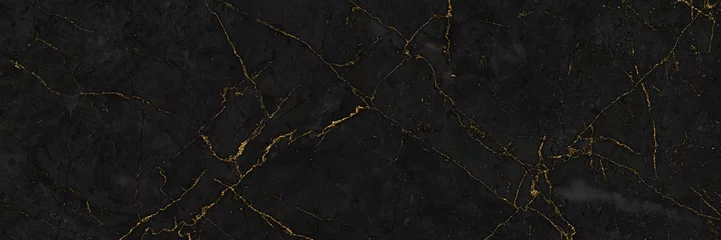 Papier Peint Lavable Marbre black marble texture with high resolution.