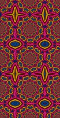 Fractodome Fractal Seamless Tileable Tall Pattern Designs