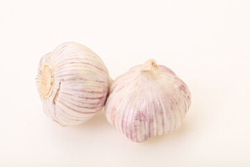 Fresh ripe and tasty garlic