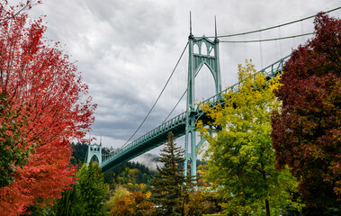 St John's Bridge in Autumn