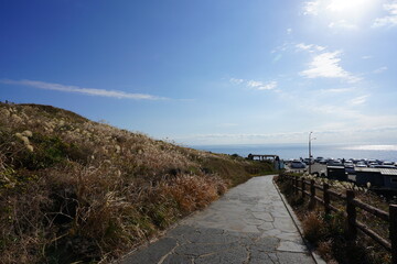 fine seaside view with walkway