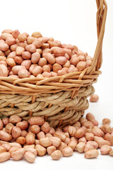peanuts in a basket