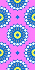 Fractodome Colorful Seamless Fractal Patterns