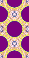 Fractodome Colorful Seamless Fractal Patterns