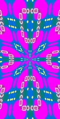 Fototapeta premium Fractodome Colorful Seamless Fractal Patterns