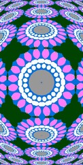 Fractodome Colorful Seamless Fractal Patterns
