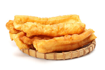 Chinese Fritters on white background