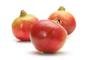 pomegranate isolated on white