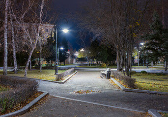 park in night