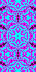 Fractodome Colorful Seamless Fractal Patterns