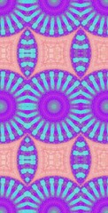 Fractodome Colorful Seamless Fractal Patterns