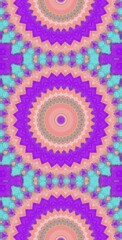 Fractodome Colorful Seamless Fractal Patterns