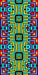 Fractodome Colorful Seamless Fractal Patterns