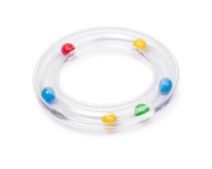 Ring beanbag with small balls isolated