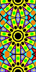 Fractodome Colorful Seamless Fractal Patterns