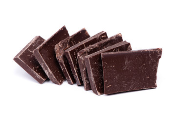 Pieces of chocolate bar