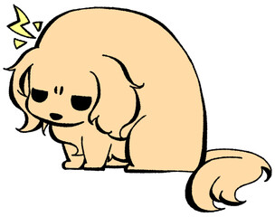 頭が痛いダックスフンド