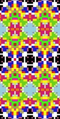 Fractodome Colorful Seamless Fractal Patterns