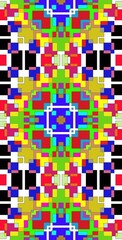 Fractodome Colorful Seamless Fractal Patterns