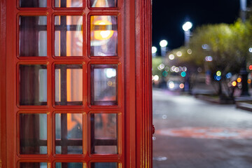red phone in the night