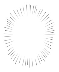 黒色のフラッシュの心の声のイメージの吹き出し素材