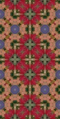 Fractodome Colorful Seamless Fractal Patterns