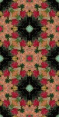 Fractodome Colorful Seamless Fractal Patterns