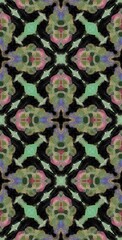 Fractodome Colorful Seamless Fractal Patterns