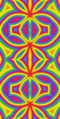 Fractodome Colorful Seamless Fractal Patterns
