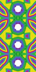 Fractodome Colorful Seamless Fractal Patterns