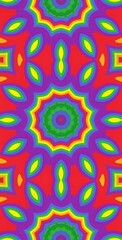 Fractodome Colorful Seamless Fractal Patterns