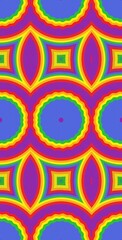 Fractodome Colorful Seamless Fractal Patterns