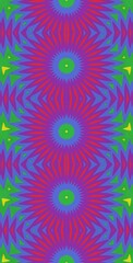 Fractodome Colorful Seamless Fractal Patterns