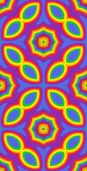 Fractodome Colorful Seamless Fractal Patterns