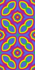 Fractodome Colorful Seamless Fractal Patterns