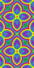 Fractodome Colorful Seamless Fractal Patterns