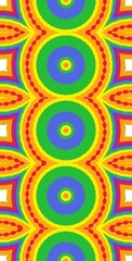 Fractodome Colorful Seamless Fractal Patterns