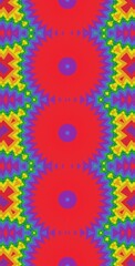 Fractodome Colorful Seamless Fractal Patterns