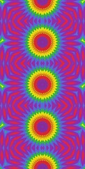 Fractodome Colorful Seamless Fractal Patterns