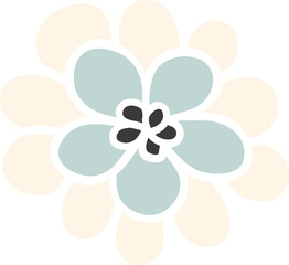 Floral decorative illustration , nature wedding flower