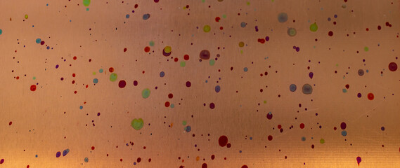 satin background with colorful random dots