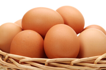 egg on a white background