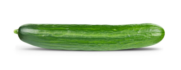 Fresh organic cucumber Isolated on white background