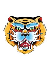 Tattoo design “Tiger head mascot”