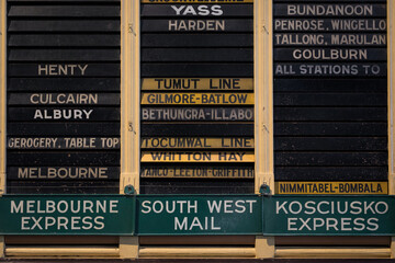 retro old train timetable board schedule public transport time depart arrive  © LightItUp
