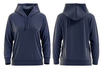 [Navy Body] hoodie sweatshirt with long sleeves, women hoody with hood for your design mockup for...