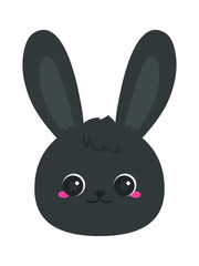 Holiday illustration, rabbit.