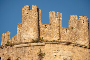 castillo del siglo XV, Berlanga de Duero, Soria,  comunidad autónoma de Castilla y León, Spain,...