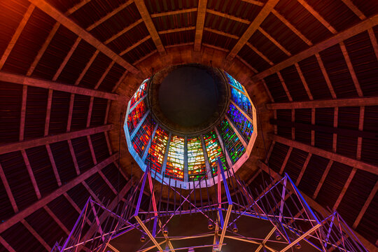 roof  at Liverpool Metropolitan Cathedral - Paddy's Wigwam  in Liverpool, England