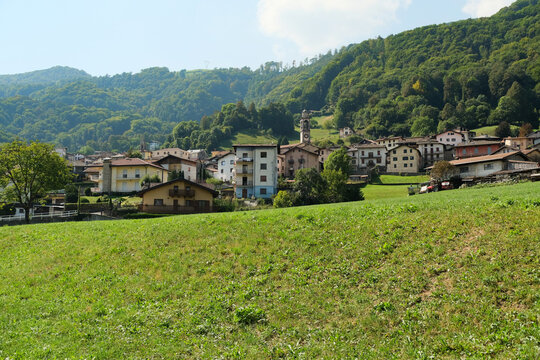 La cittadina di Pasturo in Valsassina.